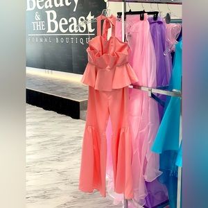 Marc Defang two piece a pink fun fashion size 12 girls